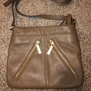 Michael Kors Crossbody- tan, leather